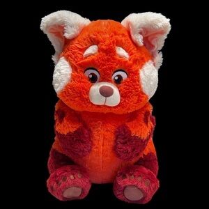 Disney Pixar Turning Red Movie Mei Panda Plush 16" Disney Store Red Panda large